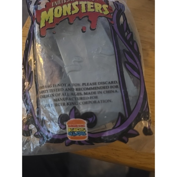 Burger King Kids Club 1997 Universal Studios Monsters Frankenstein New Sealed - Picture 6 of 7